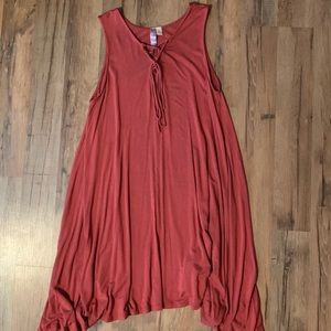 Soft Burnt Orange Dress